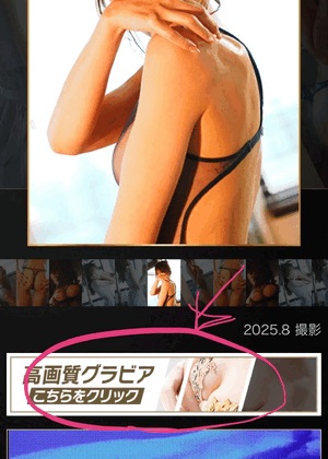 グラビア写真