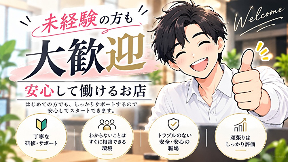 未経験の方も大歓迎♪安心して働けるお店です！